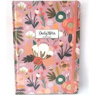 Keskin Color A5 Garden Flowers Çizgili Sert Kapak Lila Defter