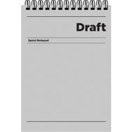 Keskin Color A5 Kareli Draft Gri Bloknot