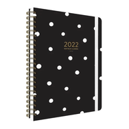 Keskin Color A5 Siyah Puantiye 2022 Stickerlı Spiralli Sert Kapak Haftalık Ajanda