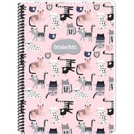 Keskin Color Animal Friends Karton Kapak 16,5x22,5 cm 80 Yaprak Kareli Spiralli Defter