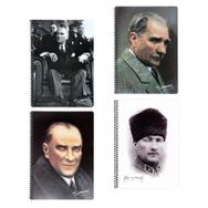 Keskin Color Atatürk A4 100 Yaprak Plastik Kapak Çizgili Spiralli Defter