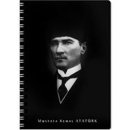 Keskin Color Atatürk Karton Kapak 80 Yaprak A6 Çizgili Model-3 Not Defteri