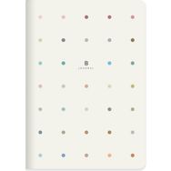 Keskin Color B. Journal 16 x 21.5 80 Yaprak Noktalı Beyaz Defter