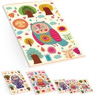 Keskin Color Baykuş Desenli A4 60 Yaprak Çizgili Plastik Kapak Defter