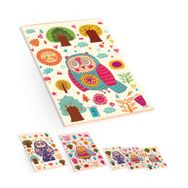 Keskin Color Baykuş Desenli Plastik Kapak A4 60 Yaprak Kareli Defter