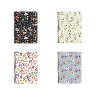 Keskin Color Çiçek Spiralli Karton Kapak A4 80 Yaprak Çizgili Defter