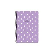 Keskin Color Çizgili 16x22 cm 80 Yaprak Plastik Kapak 60 gr Beyaz Sayfa Puantiye Telli Defter