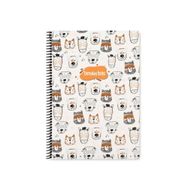Keskin Color Çizgili Animal Friends 16.5 x 22.5 cm Kedi & Köpek Defter