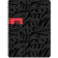 Keskin Color Çizgili Delta 16.5 x 22.5 cm Kırmızı Defter