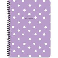 Keskin Color Çizgili Puantiye 16,5 x 22,5 cm - Lila Defter