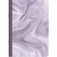 Keskin Color Çizgili Tel Dikişli Kuşe Kapak Uninote Marble Mor 18.5x26 cm Defter