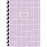 Keskin Color College Lila 16.5x22.5 Kareli Defter