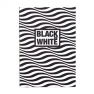 Keskin Color Container Black On White 16.5x23.5 cm 20 Yaprak Wawe Siyah Dikişli Defter