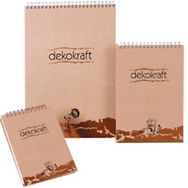 Keskin Color Dekokraft Spiralli Çizgili A4 100 Yp Bloknot