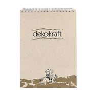 Keskin Color Dekokraft Spiralli Kareli A5 100 Yaprak Bloknot