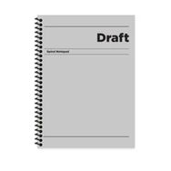 Keskin Color Draft Gri Sert Kapak 80 Yaprak 17x24 cm Kareli Spiralli Defter
