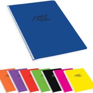 Keskin Color Free A5 80 Yaprak Düz Spiralli Plastik Kapak B15 Not Defteri