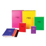 Keskin Color Free A6 80 Yaprak Kareli PP Kapak Spiralli Bloknot