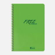 Keskin Color Free Spiralli 80 Yaprak A4 Kareli Yeşil Defter