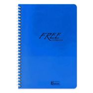 Keskin Color Free Spiralli Mavi Plastik Kapak 80 Yaprak A4 Çizgisiz Defter