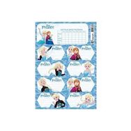 Keskin Color Frozen Ders Programlı 3 Yaprak Frozen Okul Etiketi