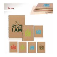 Keskin Color Funky 16.5x22.5 Sert Kapak 100 Yaprak Çizgili Defter