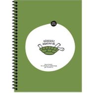 Keskin Color Hisli Şeyler 18.5 x 25 80 Yaprak Çizgili Düzelicez İnşallah Be Yeşil Yok Defter