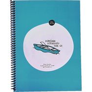 Keskin Color Hisli Şeyler 18,5*25 80 Yp. Spiralli Kareli Karton Kapak Hafif Kağıt Stickerli - Mavi Defter