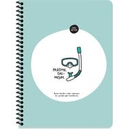 Keskin Color Hisli Şeyler Kareli Pardon Dalmışım 18.5 x 25 cm Renkli Defter
