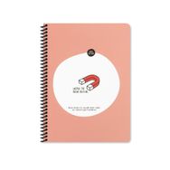Keskin Color Hisli Şeyler Spiralli Hepside Beni Bulur Karton Kapak 80 Yaprak 16,5x22,5 cm Kareli Defter