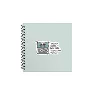 Keskin Color Hisli Şeyler Yazsan Gönül Razı Değil Yazmasam Olmaz 16x15 Çizgili Defter