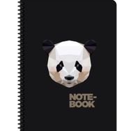 Keskin Color Jungle Spiralli Panda Karton Kapak 80 Yaprak A4 Çizgili Defter