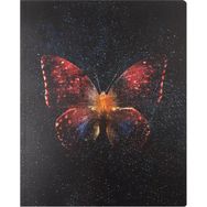 Keskin Color Kareli Bind-Note Butterfly Kırmızı 13 x 16.5 cm Defter