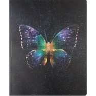 Keskin Color Kareli Bind-Note Butterfly Mor 13 x 16.5 cm Defter