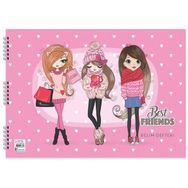Keskin Color Keskin 25*35 15 Yp. Spiralli Best Friends Resim Defteri Resim Defteri