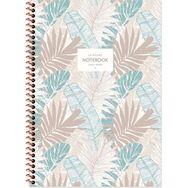 Keskin Color La Plume Leaves Mavi A6 Çizgili Defter