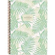 Keskin Color La Plume Leaves Yeşil A6 Çizgili Defter