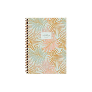 Keskin Color La Plume Spiralli Leaves Turuncu Karton Kapak 80 Yaprak A4 Kareli Defter