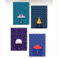 Keskin Color Lluvia Sert Kapak 14x20 cm 80 Yaprak Kareli Ciltli Defter