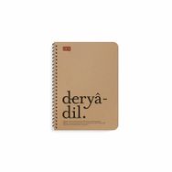 Keskin Color Lugat 365 Spiralli Deryadil Kraft Kapak 80 Yaprak 16x22 cm Çizgili Defter