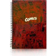 Keskin Color Marvel Sert Kapaklı 100 Yaprak Kareli Kırmızı Defter