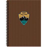 Keskin Color Outdoor Kahverengi Kareli Spiralli Sert Kapak Defter