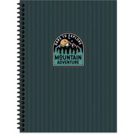 Keskin Color Outdoor Spiralli Mavi Sert Kapak 80 Yaprak 17x24 Çizgili Defter