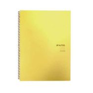 Keskin Color Pastel Note Spiralli Sarı Plastik Kapak 80 Yaprak 16,5x22,5 Çizgili Defter