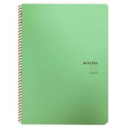 Keskin Color Pastel Note Spiralli Yeşil Plastik Kapak 80 Yaprak 16,5x22,5 Çizgili Defter