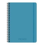 Keskin Color Premier Neo Spiralli 17x24 cm Çizgili 100 Yaprak Sert Kapak Mavi Defter