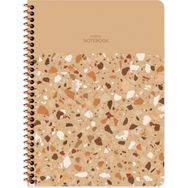 Keskin Color Terazzo Kahve 16.5x22.5 Kareli Defter