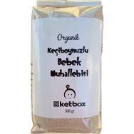 Ketbox Organik 300 gr 8 Ay Keçiboynuzlu Bebek Muhallebisi Karışımı Ek Gıda