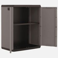 Keter Piu Küçük Raflı Çok Amaçlı 83x68x39 cm Gri Plastik Dolap