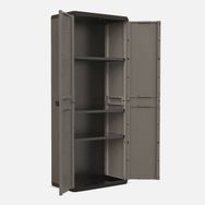 Keter Piu Tall 3 Raflı Çok Amaçlı 166x68x39 cm Gri Plastik Dolap